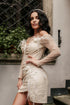 Dress with detachable train